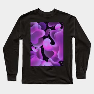 Lava Lamp Purple Long Sleeve T-Shirt